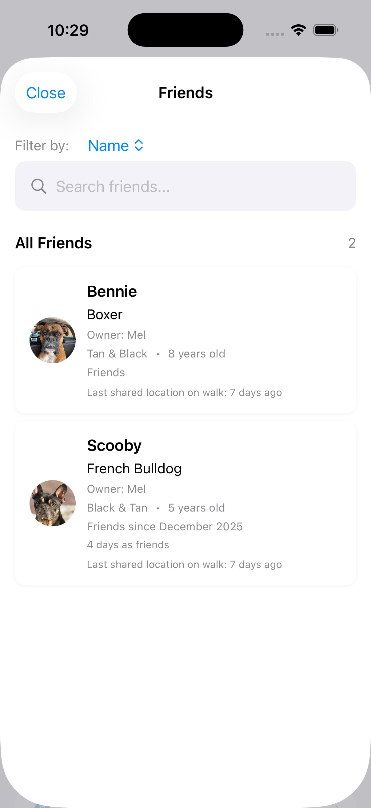Friends List